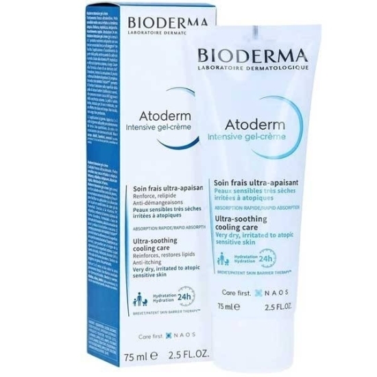 Bioderma Atoderm Intensive Gel Cream 75 ML Kuru Ciltler İçin Nemlendirici Krem - 1
