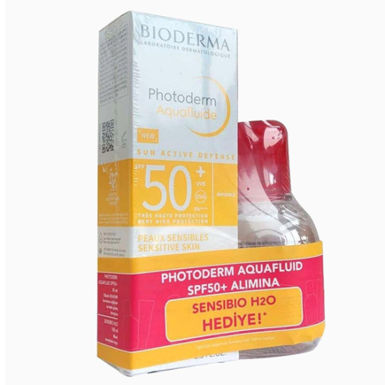 Bioderma Photoderm Aquafluid SPF50+ 40 ml - Sensibio H2O 100 ml - 1