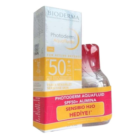 Bioderma Photoderm Aquafluid SPF50 40 ml ve Sensibio H2O 100 ml - 1