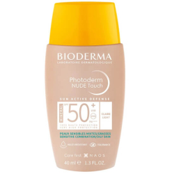 Bioderma Photoderm Nude Touch Light SPF 50 40 ML Renkli Güneş Kremi - Bioderma