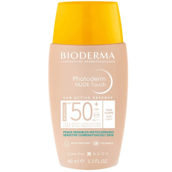 Bioderma Photoderm Nude Touch Very Light SPF 50 40 ML Renkli Güneş Kremi - 1