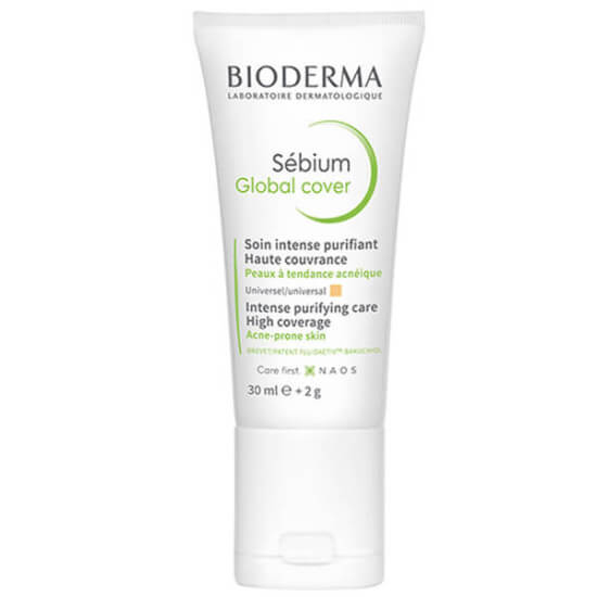 Bioderma Sebium Global Cover 30 ML Yağlı Ciltler İçin Renkli Matlaştırıcı - 1