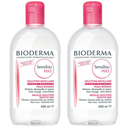 Bioderma Sensibio H2O Hassas Ciltler İçin Makyaj Temizleme Suyu 500 ML 2'li - Bioderma