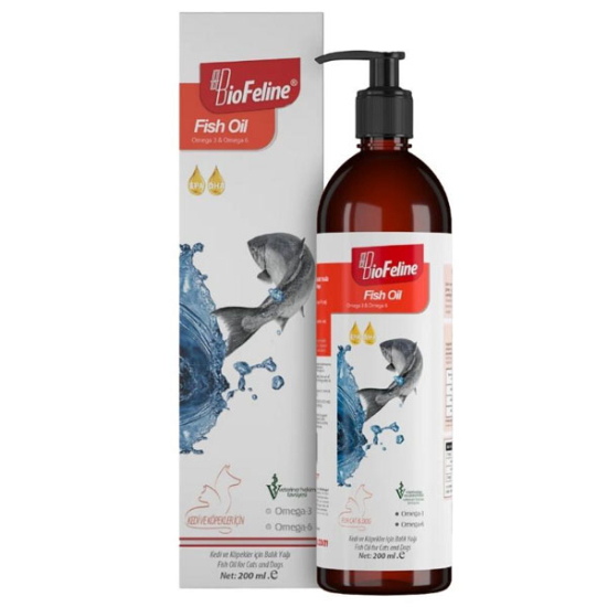 Biofeline Kedi ve Köpek İçin Balık Yağı 200 ml - 1