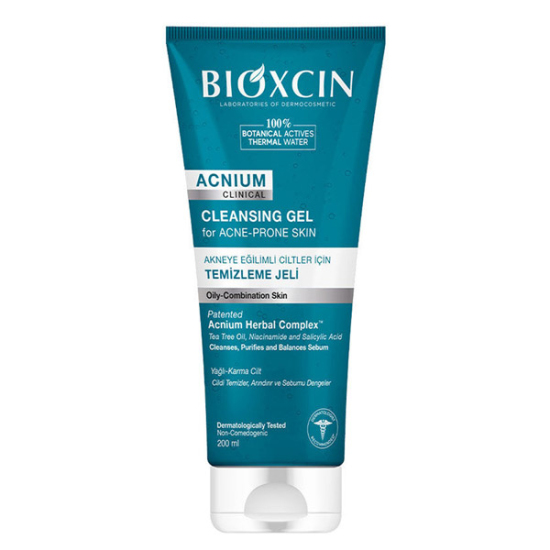 Bioxcin Acnium Akneye Eğilimli Ciltler İçin Temizleme Jeli 200 ML - 1