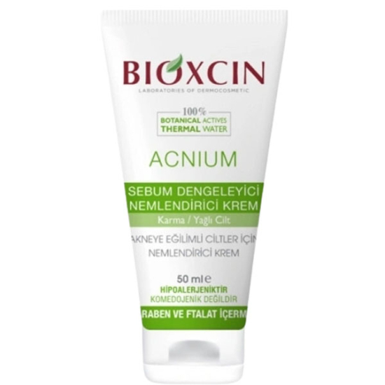 Bioxcin Acnium Sebum Dengeleyici Nemlendirici Krem 50 ml - 1