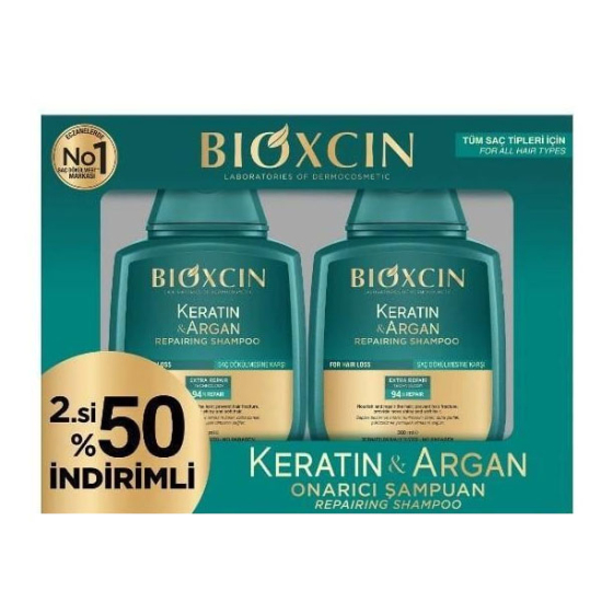 Bioxcin Argan Keratin Şampuan 300 ml İkincisi %50 İndirimli - 1