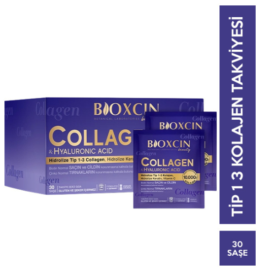 Bioxcin Beauty Collagen Hyaluronic Acid 30 Saşe - 1