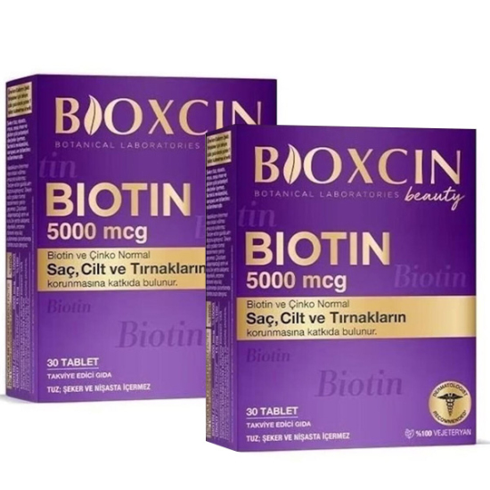 Bioxcin Biotin 5000 mcg 30 Tablet 2 Adet - 1