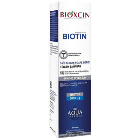 Bioxcin Biotin Şampuan 300 ML Tüm Saç Tipleri İçin Dökülme Önleyici - 1