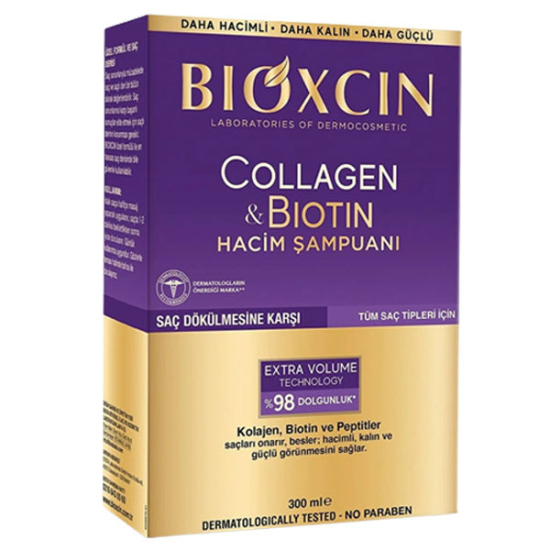 Bioxcin Collagen Biotin Saç Dökülmesine Karşı Şampuan 300 ml - 1