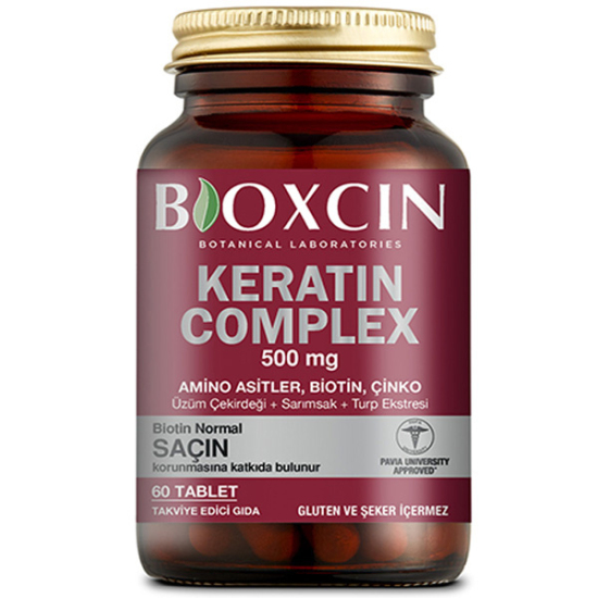Bioxcin Forte Keratin Complex 60 Tablet Gıda Takviyesi - 1