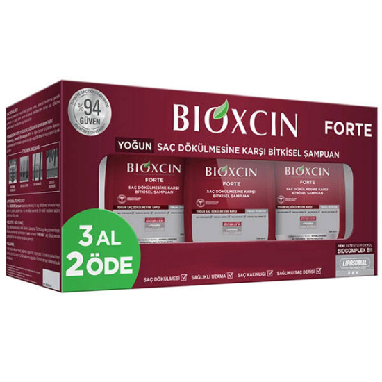Bioxcin Forte Şampuan 3 Al 2 Öde 300 ml Dökülme Önleyici Şampuan - 1