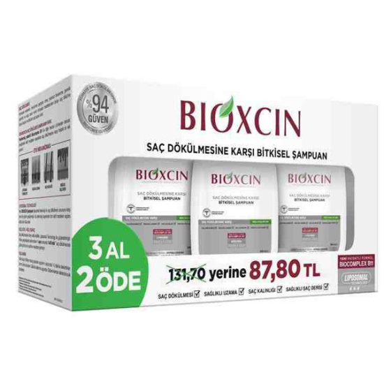 Bioxcin Genesis Şampuan 300 ml 3 Al 2 Öde Yağlı Saçlar İçin Dökülme Önleyici - 1