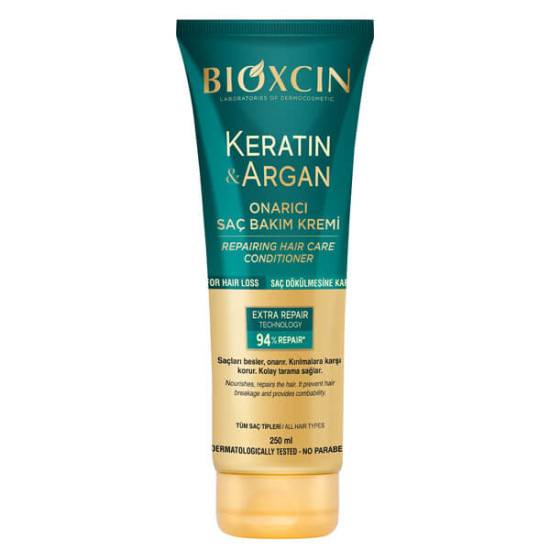 Bioxcin Keratin ve Argan Onarıcı Saç Bakım Kremi 250 ml - 1