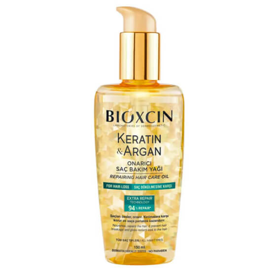 Bioxcin Keratin ve Argan Onarıcı Saç Bakım Yağı 150 ml - 1
