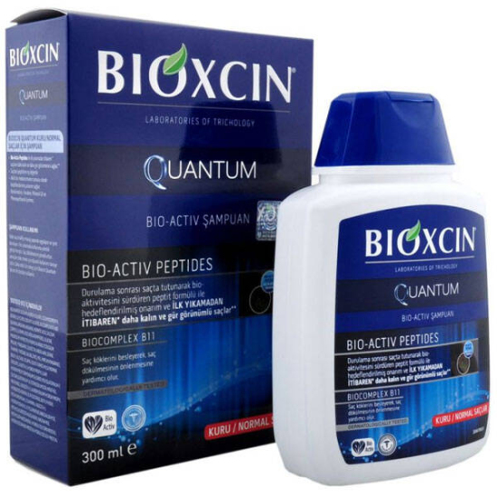 Bioxcin Quantum Kuru ve Normal Saçlar İçin Şampuan 300 ml Dökülme Önleyici - 1