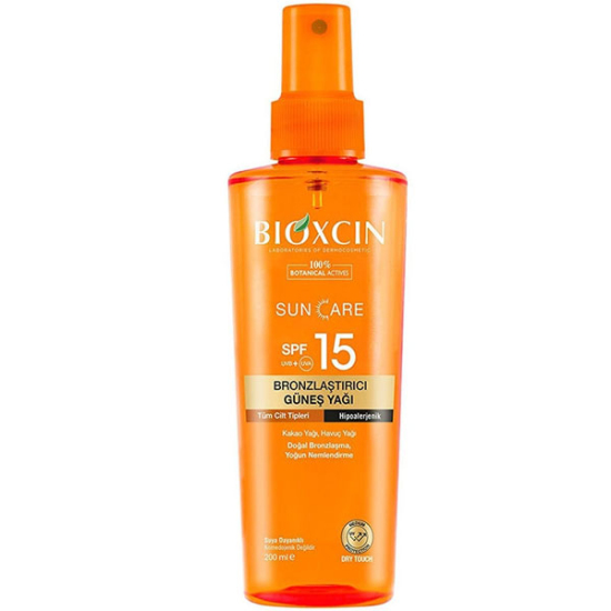 Bioxcin Sun Care Bronzlaştırıcı Güneş Yağı SPF15 200 ml - 1