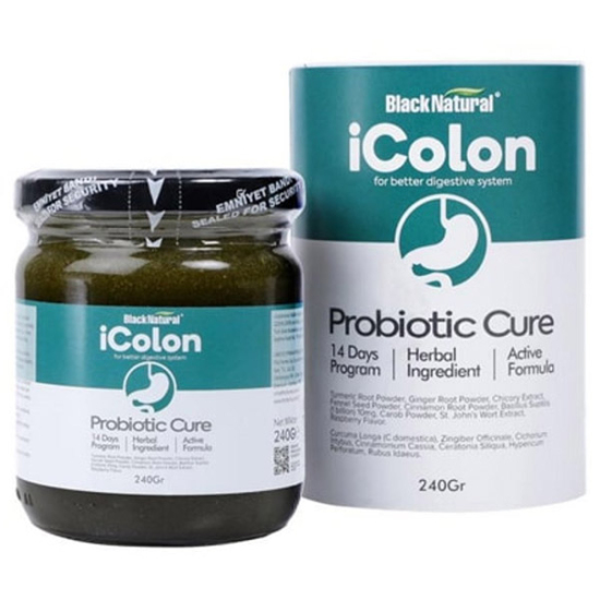 Black Natural Icolon Probiotic Cure 240 gr - 1