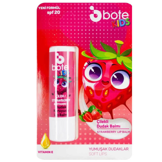 Bote Kids Lip Balm Çilekli 5 gr - 1