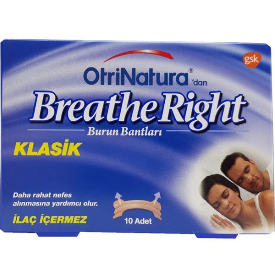 Breathe Right Klasik 10 Adet Burun Bandı - 1