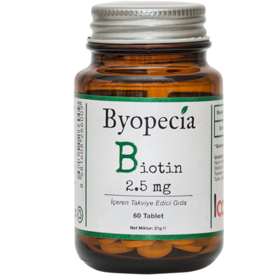 Byopecia Biotin 2.5 Mg 60 Tablet Biotin Takviyesi - 1