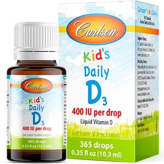 Carlson Kids Daily D3 Drops Damla 10.3 ML - 1