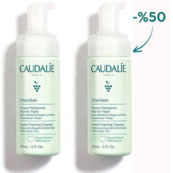 Caudalie Vinoclean Instant Foaming Cleanser Köpük Temizleyici 2x150 ML - Caudalie