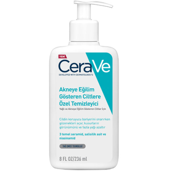 Cerave Acne Control Cleanser 236 ML Akneli Ciltler İçin Temizleyici - 1