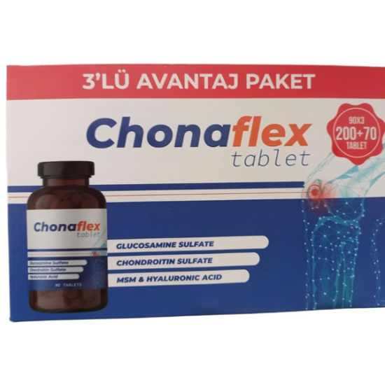 Chonaflex Glucosamine 90 Tablet - 3 lü Avantaj Paket - 1