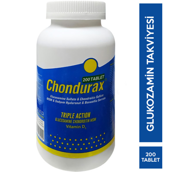 Chondurax Glucosamine Chondroitin Msm 200 Tablet - Glukozamin Kondroitin - 1