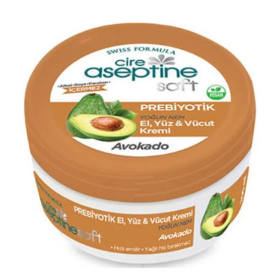 Cire Aseptine Soft Avokado Özlü Prebiyotik Krem 200 ml - 1