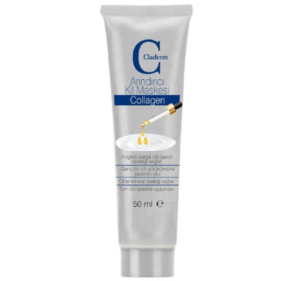 Claderm Arındırıcı Kil Maskesi Collagen 50 ml - 1