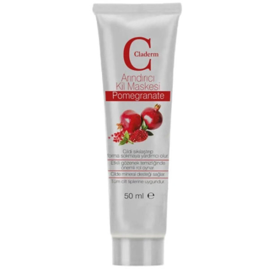 Claderm Arındırıcı Kil Maskesi Nar 50 ml - 1