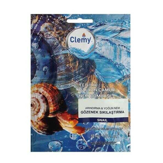 Clemy Dalyan Çamuru Salyangoz Maske 32 ml - 1