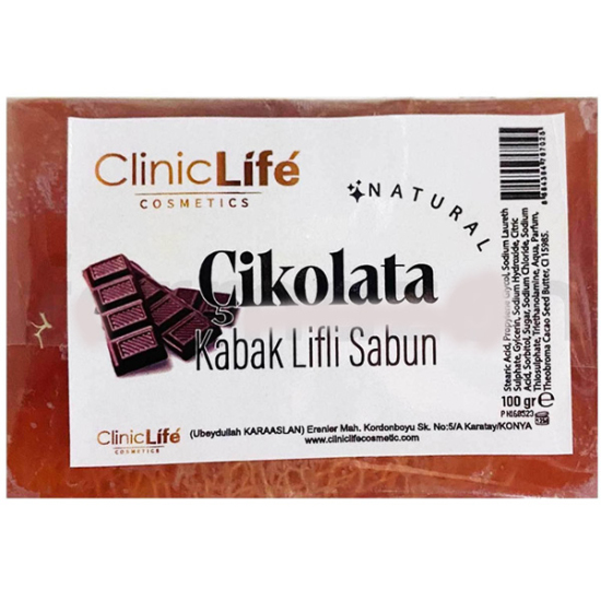 Clinic Life Kabak Lifli Çikolata Sabun 100 gr - 1