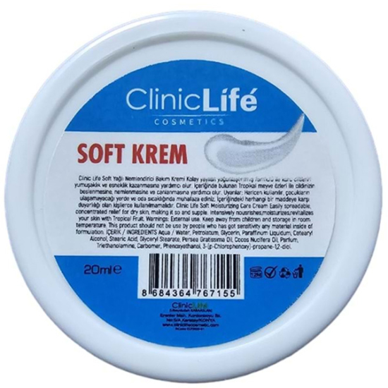 Clinic Life Nemlendirici Soft Krem 20 ml - 1