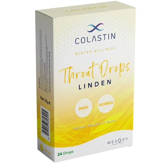 Colastin Ihlamur Aromalı Pastili 24 Drops - 1