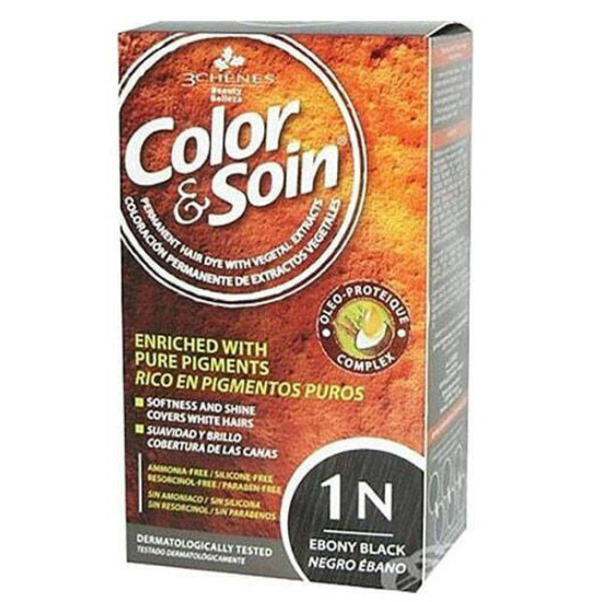Color Soin 1N Ebony Black Siyah Saç Boyası - 1