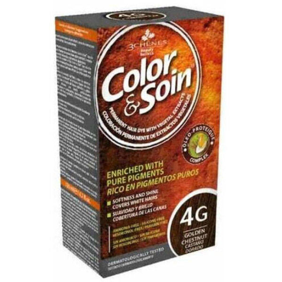 Color Soin 4G Golden Brown Altın Kestane Saç Boyası - 1