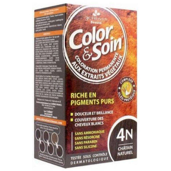 Color Soin 4N Naturel Chestnut Doğal Kestane Saç Boyası - 1