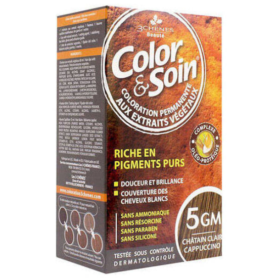 Color Soin 5GM Clear Cappucino Parlak Kumral Saç Boyası - 1
