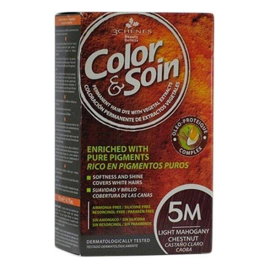 Color Soin 5M Mahogany Chestnut Orta Magonany Saç Boyası - 1
