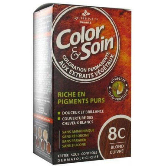 Color Soin 8C Copper Blond Bakır Sarı Saç Boyası - 1