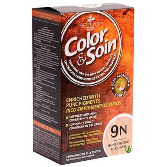 Color Soin 9N Honey Blond Bal Köpüğü Saç Boyası - 1