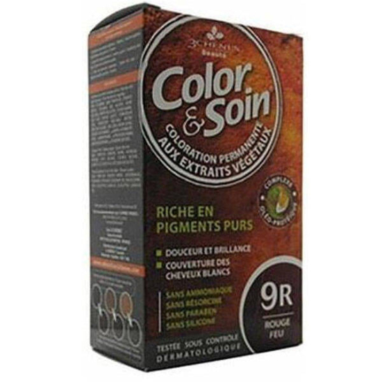 Color Soin 9R Fire Red Koyu Kızıl Saç Boyası - 1