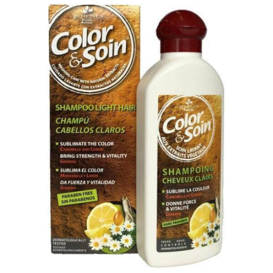 Color Soin Light Colored Hair Shampoo 250 ml Açık Renkli Saçlar İçin Şampuan - 1