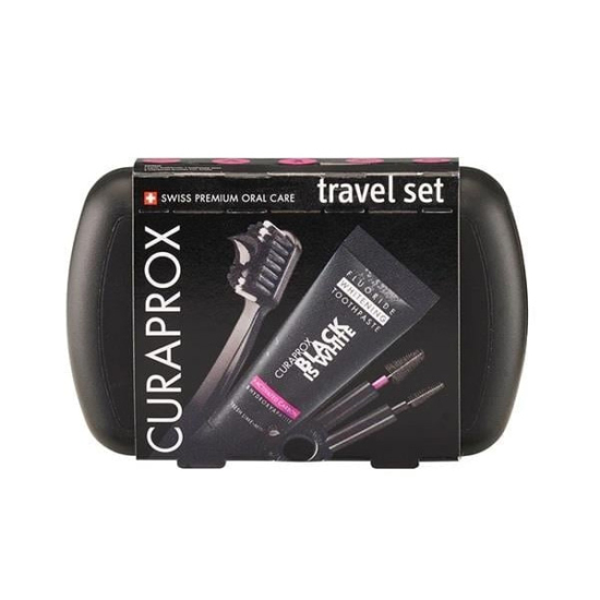 Curaprox Black Is White Travel Set - 1