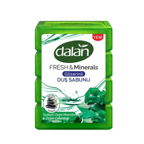Dalan Fresh Minerals Tazeleyici Üzüm Çekirdeği Sabun 4 x 150 gr - 1