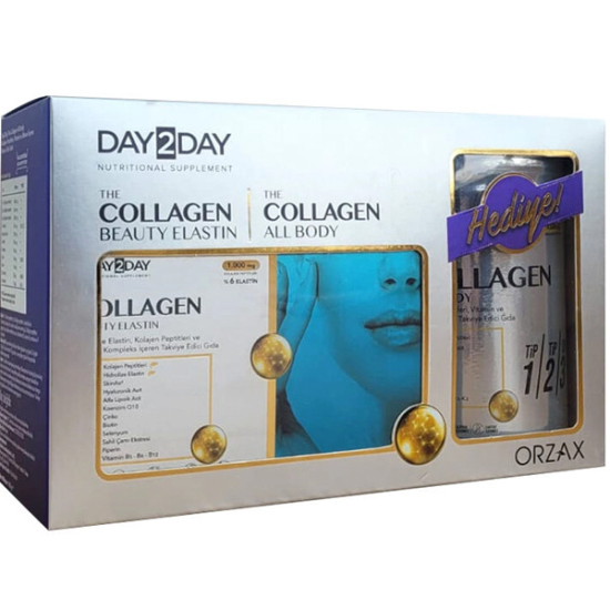 Day2day The Collagen Beauty Elastin 30 Tablet + Collagen All Body 100 gr - 1